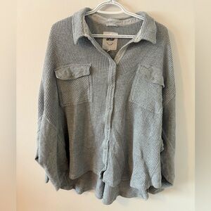 Aerie LumberJane Waffle Shirt XXL